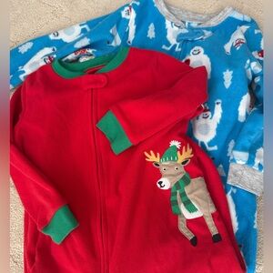 🎄Christmas bundle🎄 Two Carters Christmas Footie Pajamas